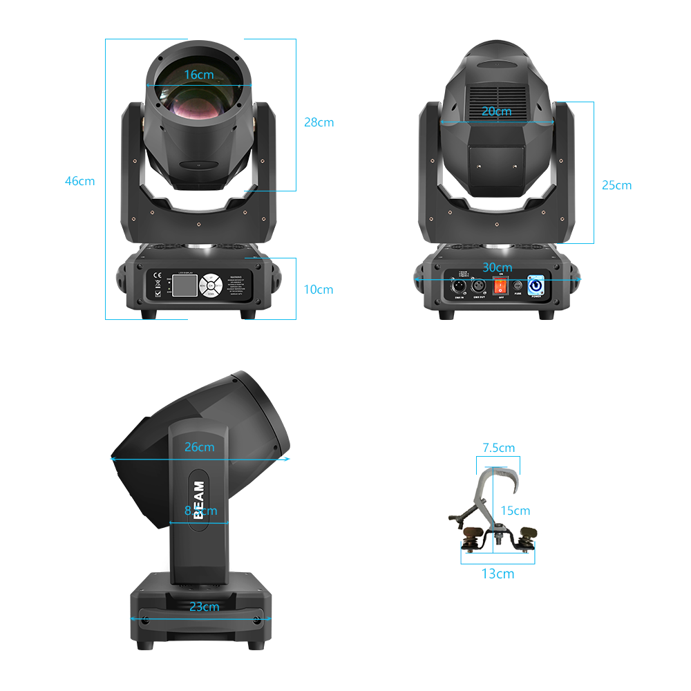 BEAM-230W متحرك من الضوء شعاع 7R